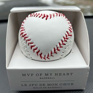 Hallmark MVP OF MY HEART snitched baseball